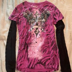 Rock&Roll Cowgirl long sleeved top